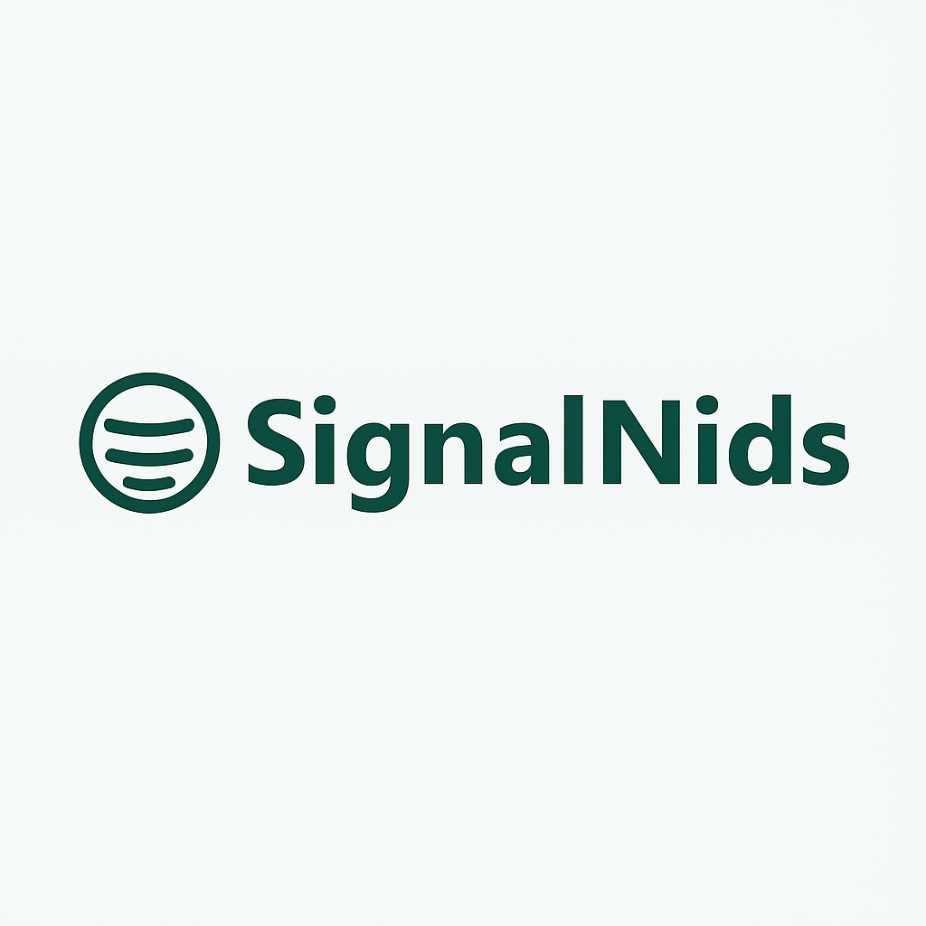 Logo SignalNids (fond sombre)